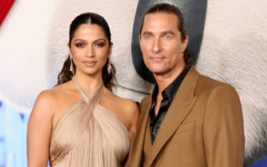 Matthew McConaughey's Wife Camila Alves Gives Fans a Look at 'Chaos' During Lufthansa Flight