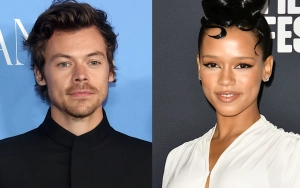 Harry Styles Flaunts Toned Abs on Chilly Swim With GF Taylor Russell in London