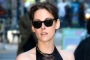 Kristen Stewart Flashes Chest in Barely-There Top for 'Late Show' Taping