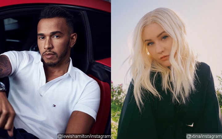 Report: Lewis Hamilton Is the Secret Singer on Christina Aguilera's 'Pipe'