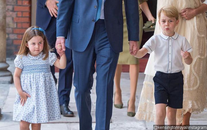 Princess Charlotte Cheekily Tells Photographers They're Not Invited to Brother's Christening Party