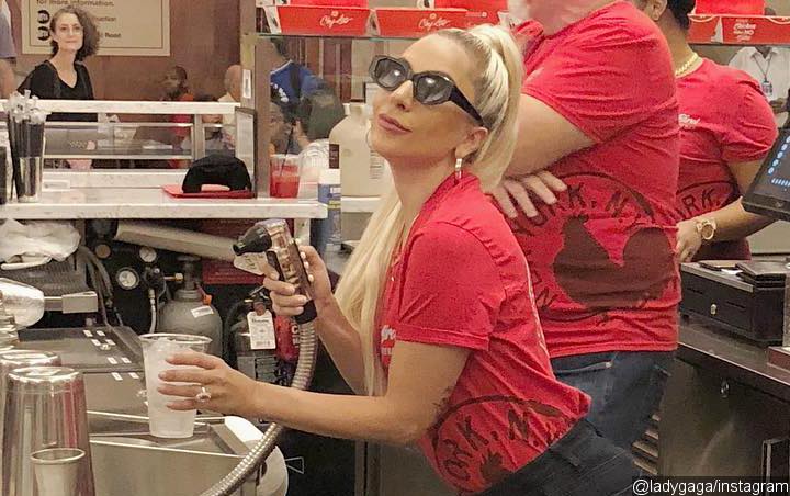 Lady GaGa Surprises Customers at Her Dad's Diner in New York