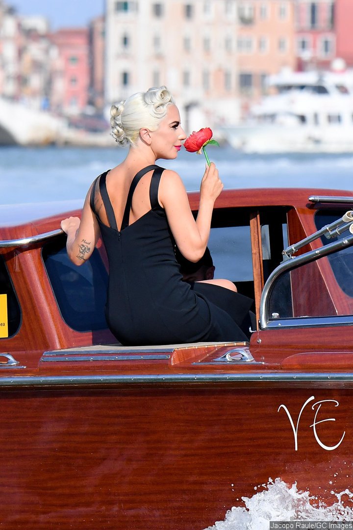 Lady GaGa Boat Ride in Venice
