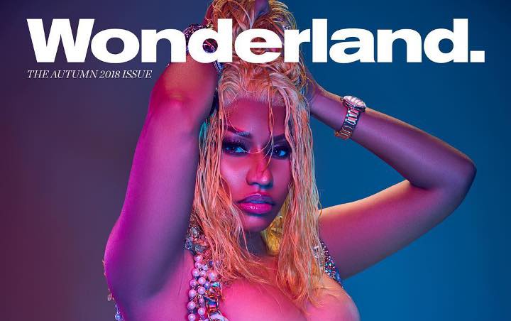 Nicki Minaj Rocks Inviting Wet Hair in Wonderland Cover