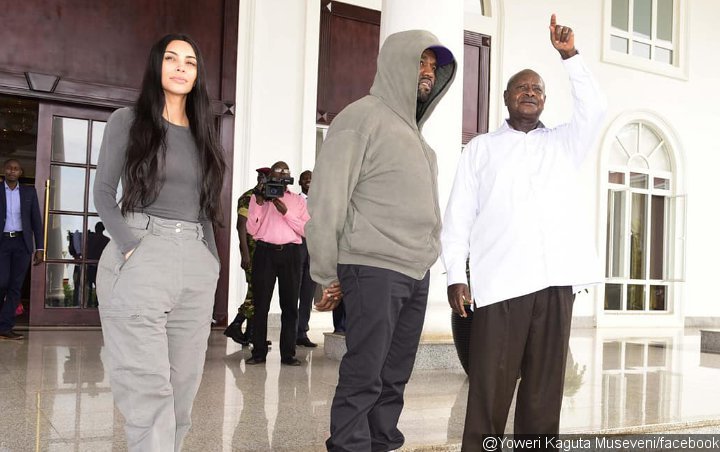 Kanye West and Kim Kardashian Had 'Fruitful Discussions' With Ugandan President