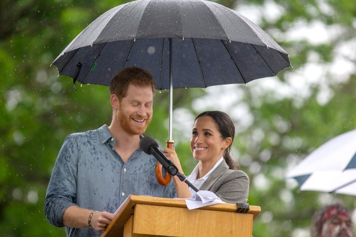 Meghan Markle and Prince Harry visited Victoria Park in Dubbo, Australia