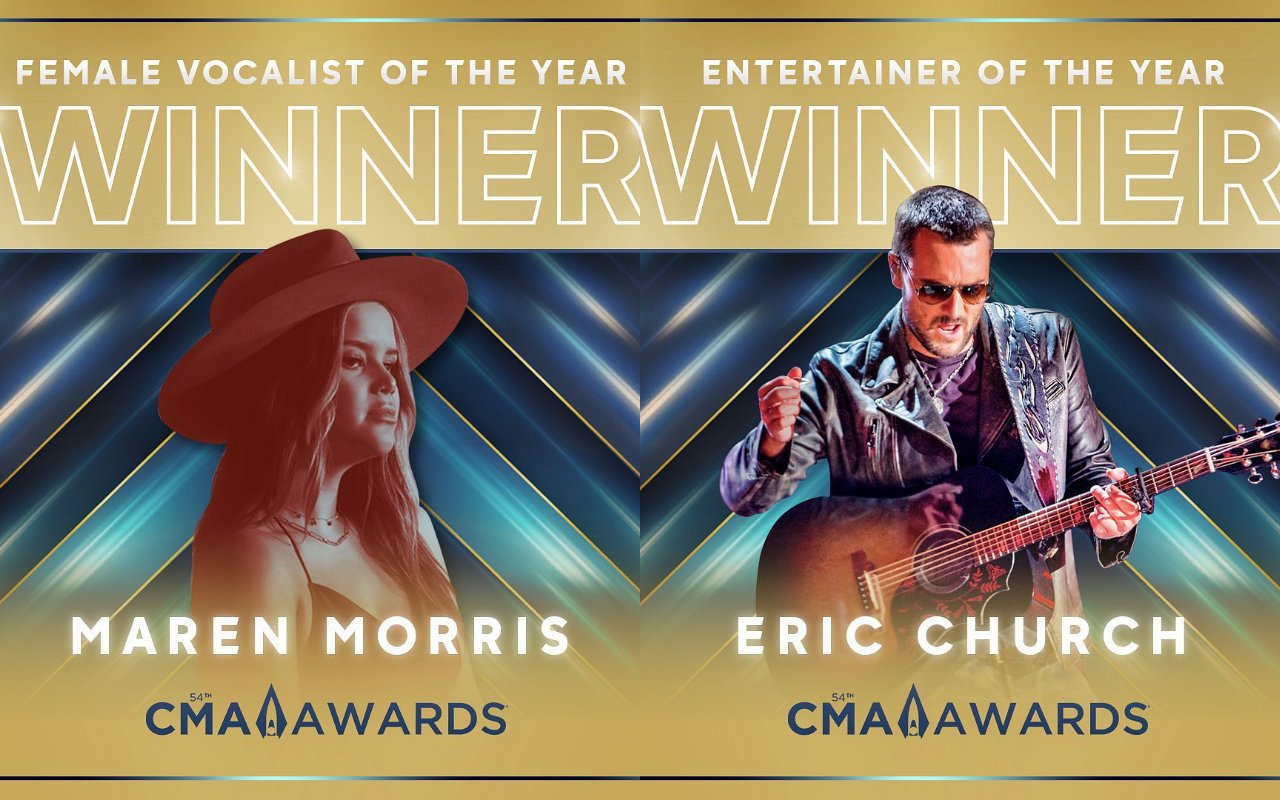 CMA Awards 2020: Maren Morris Wins Big, Eric Church Rounds Out Full Winner List