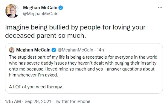 Meghan McCain via Twitter