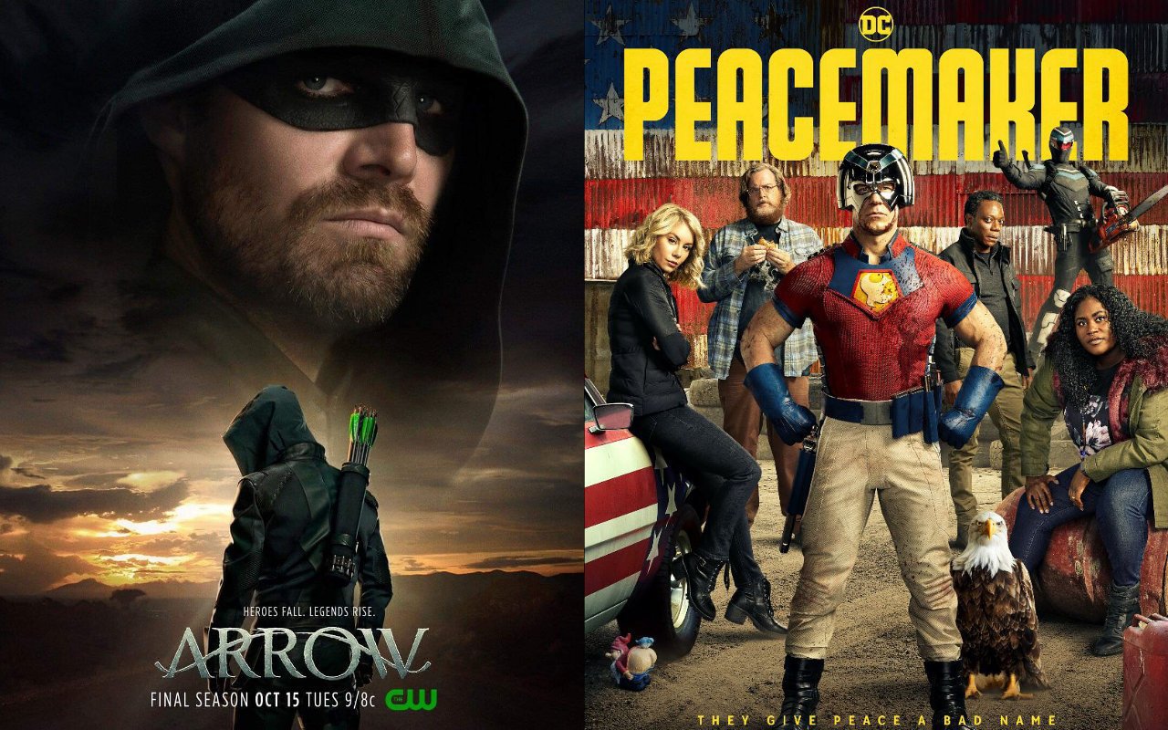 Stephen Amell Reacts to Arrow Diss in 'Peacemaker' Season Finale