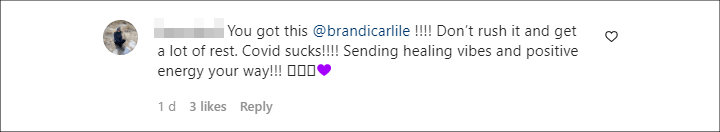Brandi Carlile's IG Comment 2