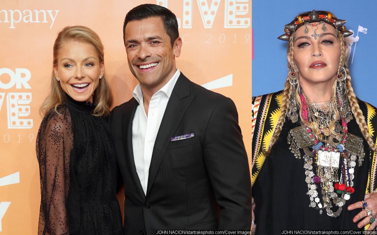 Kelly Ripa Says She Posts Husband Mark Consuelos' Thirst Traps for Madonna