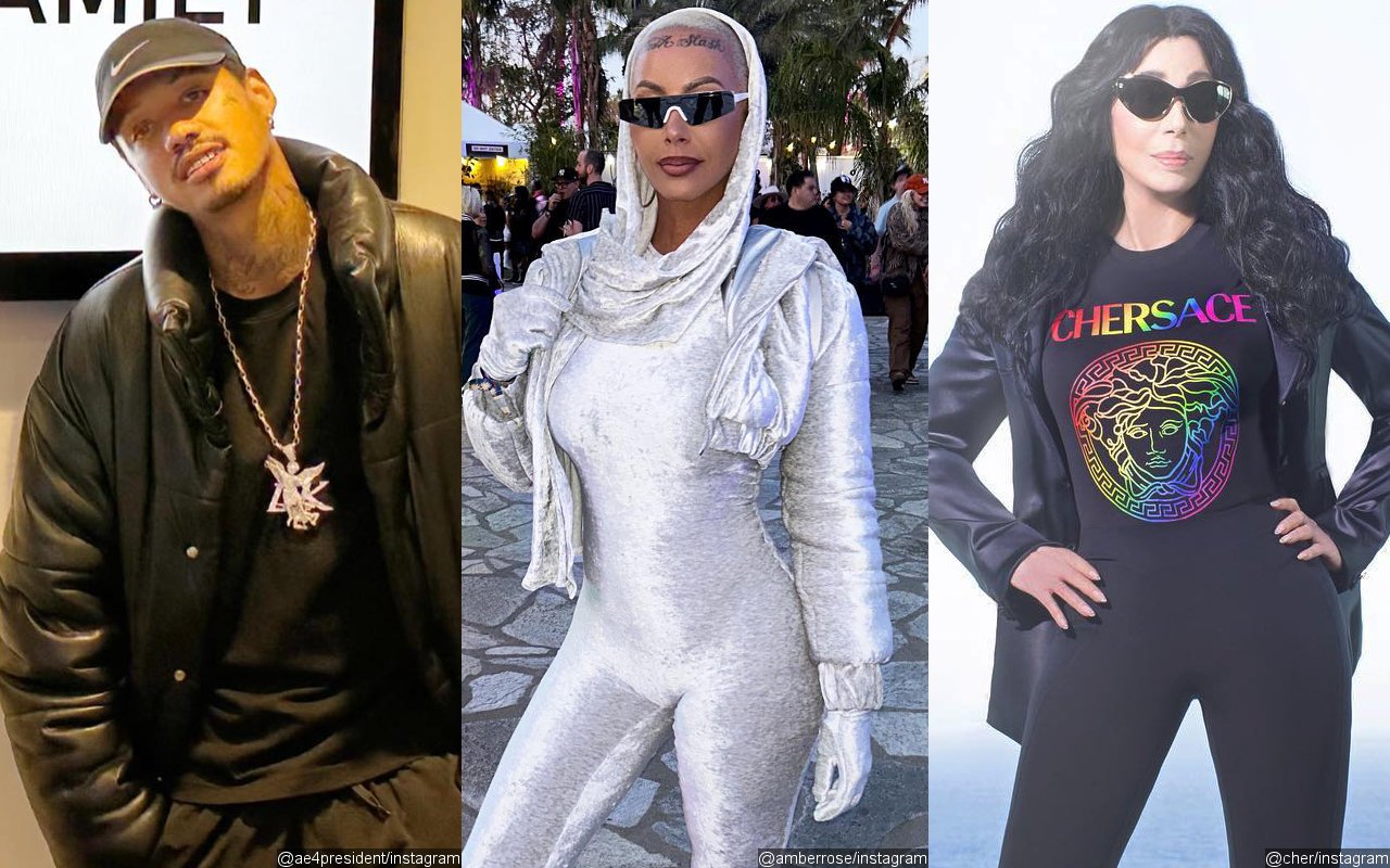 AE Beams as He Reunites With Ex Amber Rose After Split From Cher