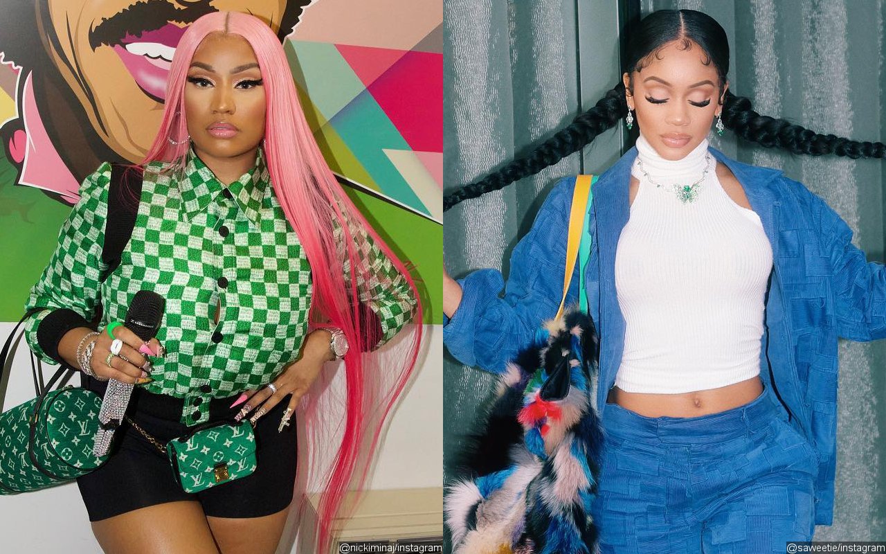 Nicki Minaj Accused of Stealing Saweetie's 'Barbie World' Idea Ahead of Its Release