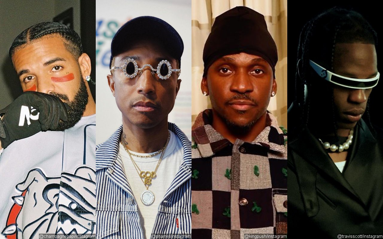 Drake Appears to Drag Pharrell Williams in Pusha T Beef in His Verse on Travis Scott's 'Meltdown'