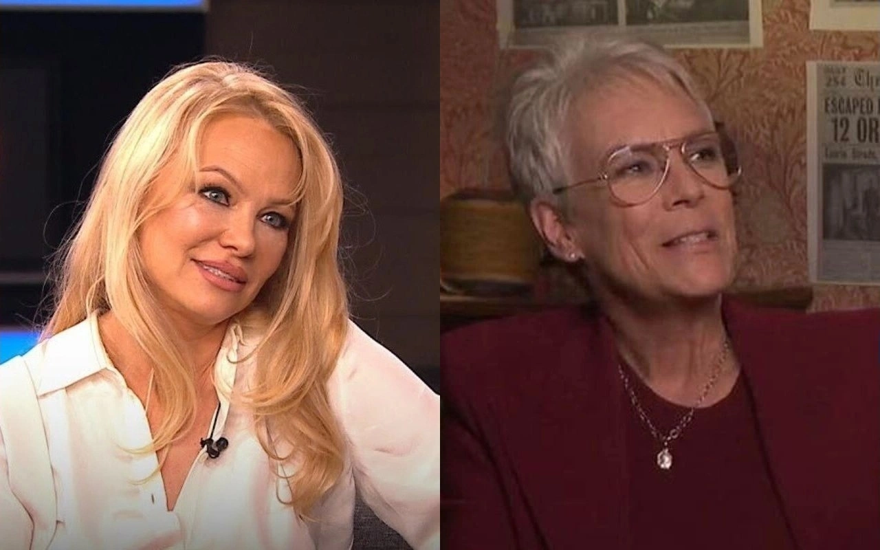 Pamela Anderson Applauded by Jamie Lee Curtis for Going Makeup-Free at Paris Fashion Week