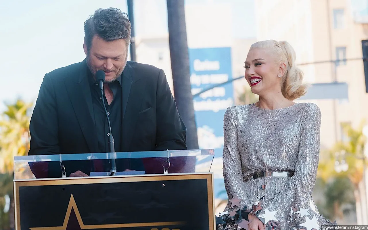 Gwen Stefani Moved to Tears by 'Jokester' Blake Shelton's 'Actual Speech' at Walk of Fame Ceremony