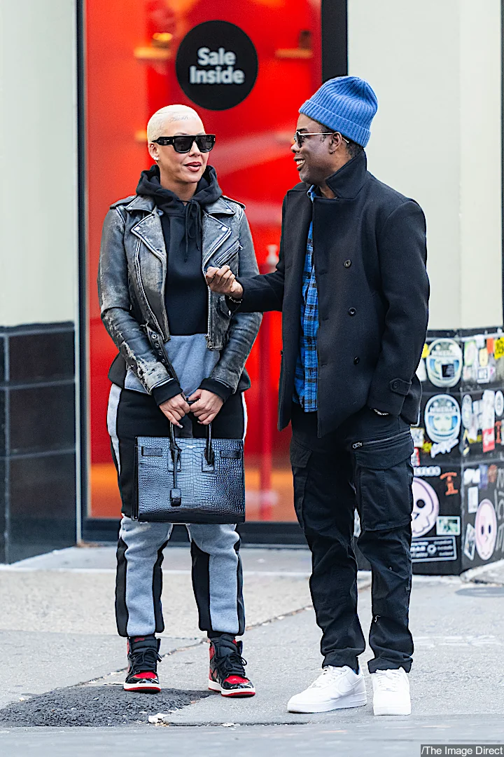 Chris Rock and Amber Rose's NYC Stroll