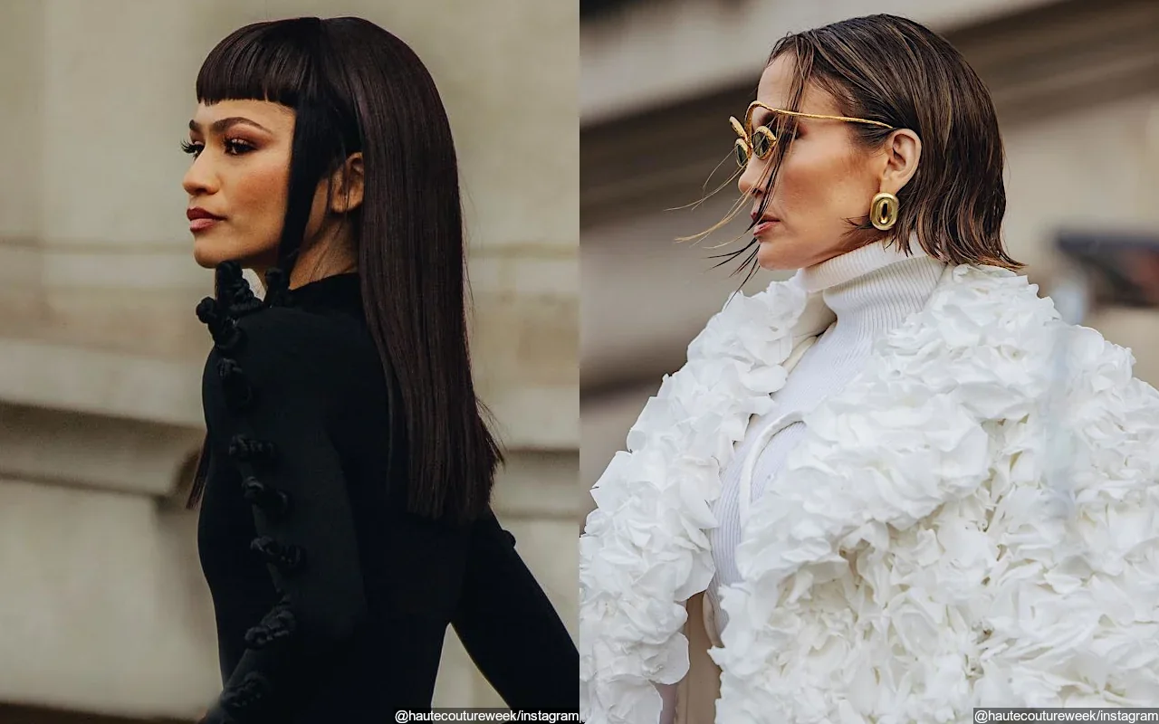 Zendaya and Jennifer Lopez Bring Edgy Looks to Paris Haute Couture Fashion Week