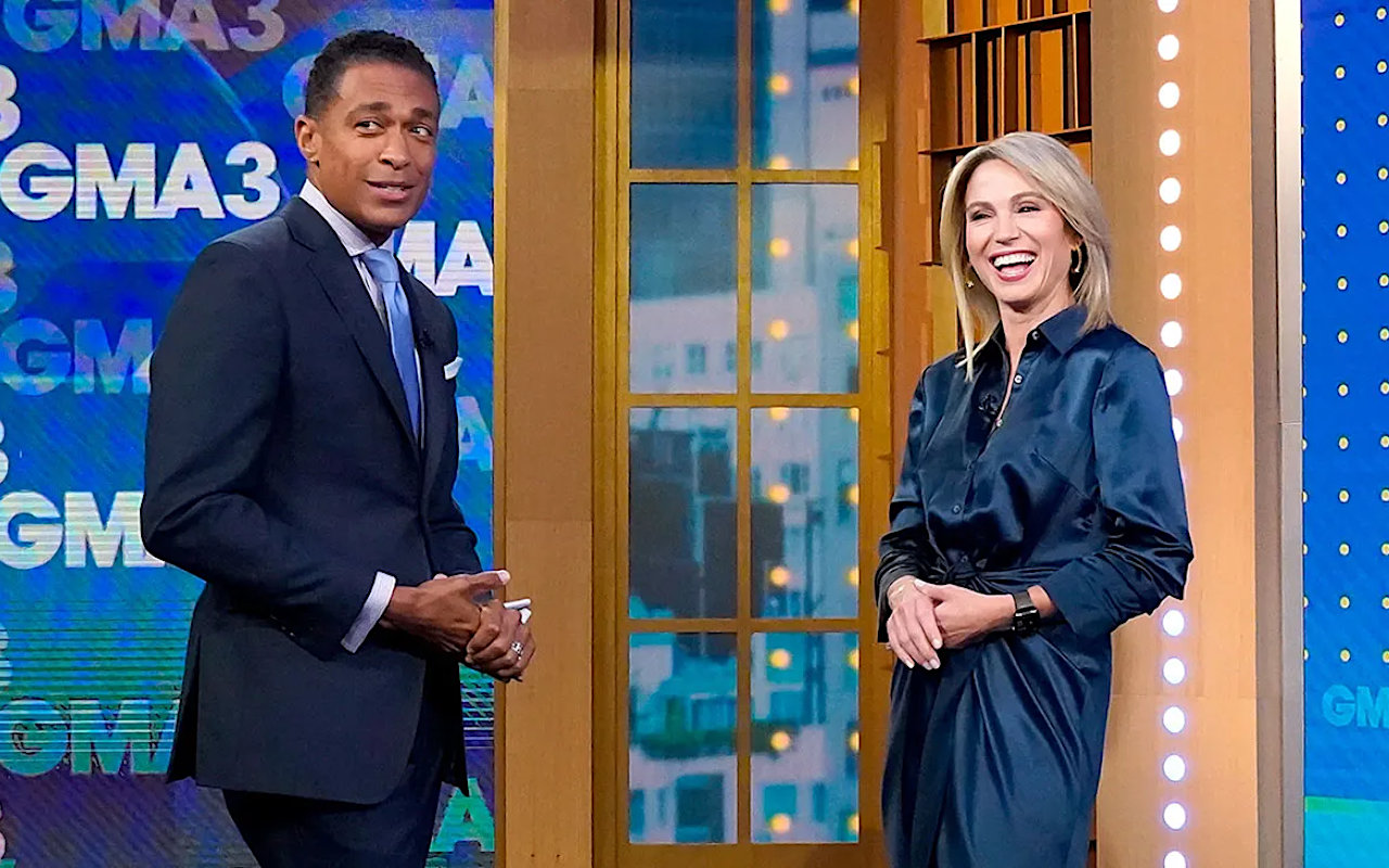 Amy Robach and T.J. Holmes - 'Good Morning America'