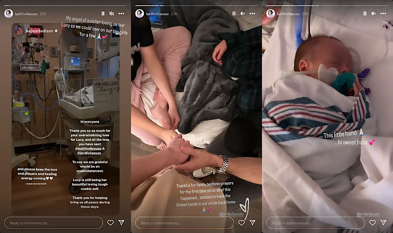Jordi Vilasuso's wife Instagram Stories