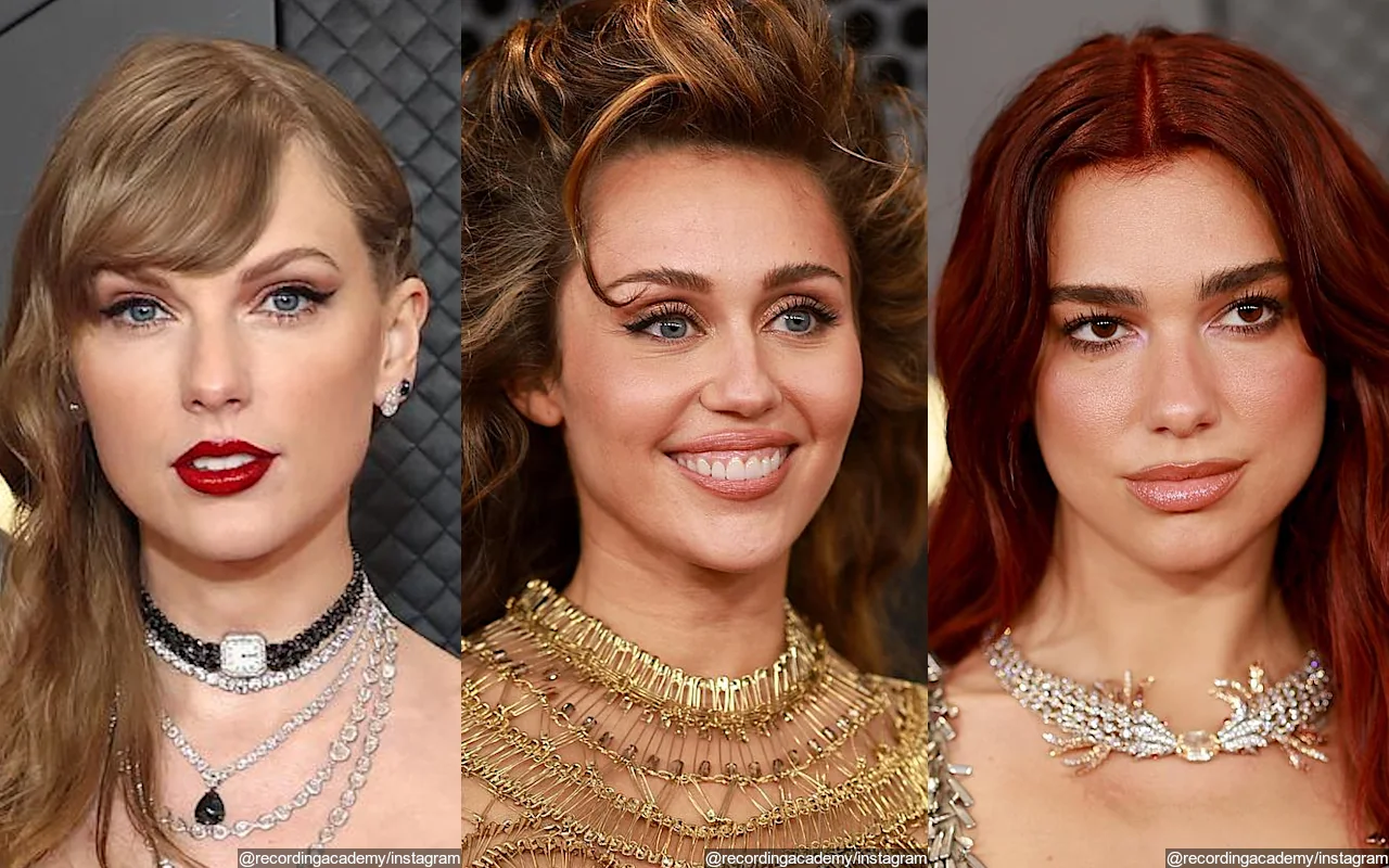 Grammys 2024: Taylor Swift, Miley Cyrus and Dua Lipa Dress to the Nines on Red Carpet