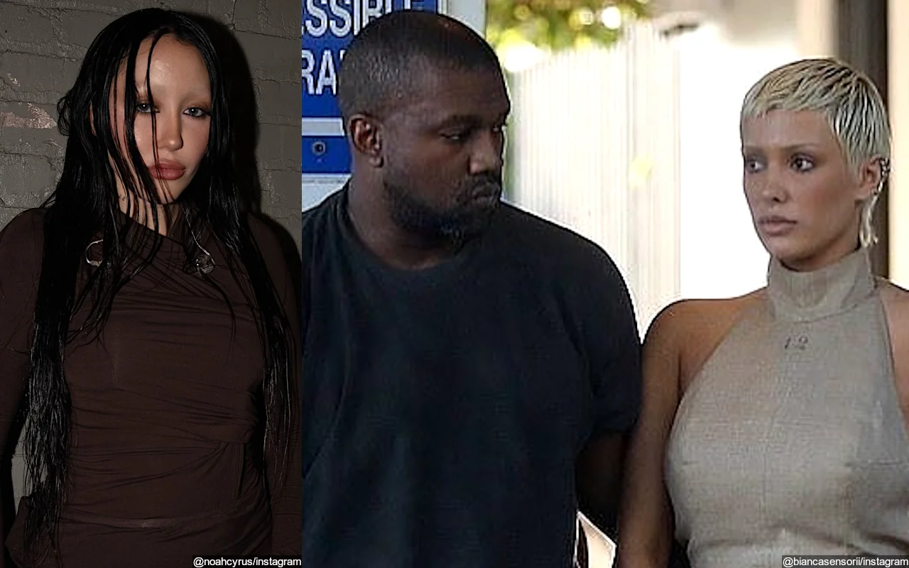 Noah Cyrus Channels Kanye West's Wife Bianca Censori in Transparent Body-Wrap Dress
