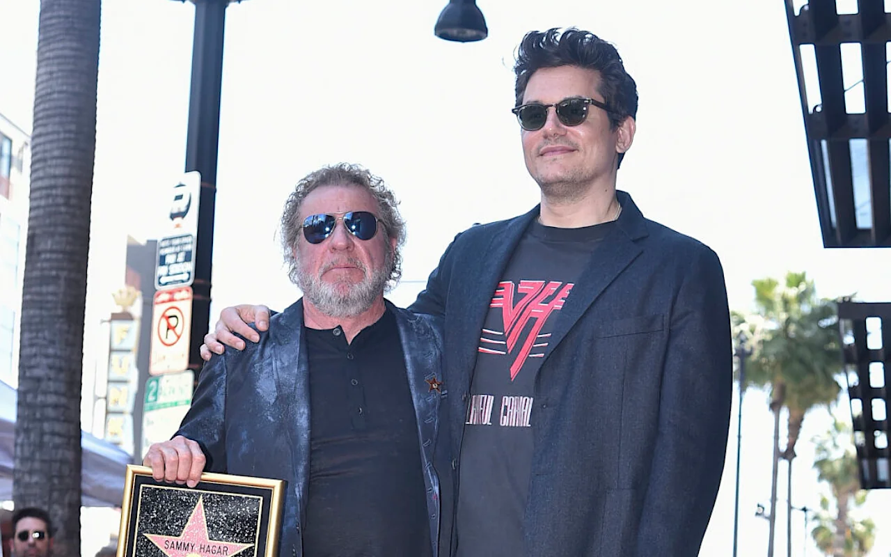 John Mayer Fetes Sammy Hagar at Hollywood Walk of Fame Ceremony