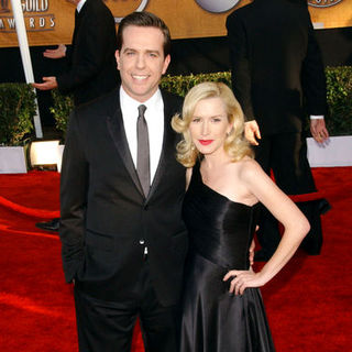 Angela Kinsey, Ed Helms in 15th Annual Screen Actors Guild Awards - Arrivals