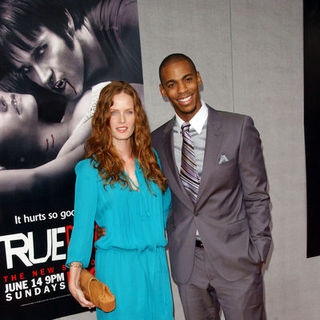 Mechad Brooks, Rebecca Mader in HBO's "True Blood" Season Two Los Angeles Premiere - Arrivals
