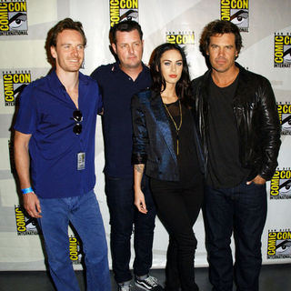 Michael Fassbender, Jimmy Hayward, Megan Fox, Josh Brolin in 2009 Comic Con International - Day 2