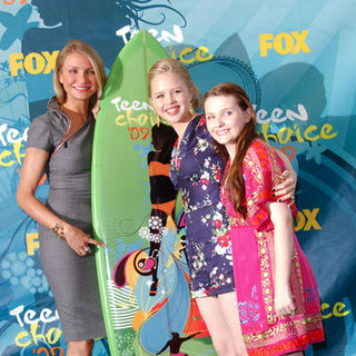 Cameron Diaz, Sofia Vassilieva, Abigail Breslin in 2009 Teen Choice Awards - Press Room