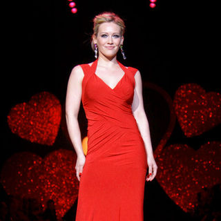 Hilary Duff in Mercedes-Benz Fashion Week Fall 2009 - Heart Truth's Red Dress Collection Fashion Show - Runway