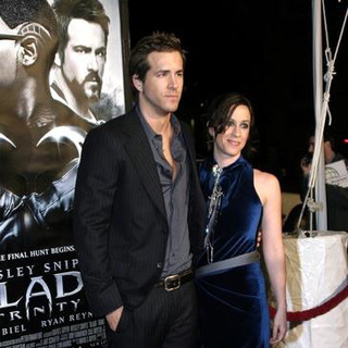Alanis Morissette, Ryan Reynolds in Blade Trinity Los Angeles Premiere - Red Carpet