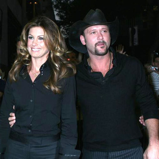Faith Hill, Tim McGraw in NBC Benefit Special to Aid Victims of Hurricane Katrina - Arrivals