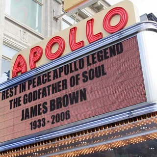 James Brown in Memorial Service for James Brown at the Apollo Theatre