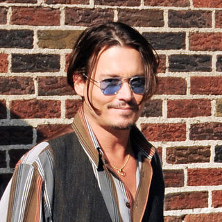 Johnny Depp in The Late Show with David Letterman - June 25, 2009 - Arrivals
