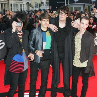 Klaxons in The Brit Awards 2008 - Red Carpet Arrivals