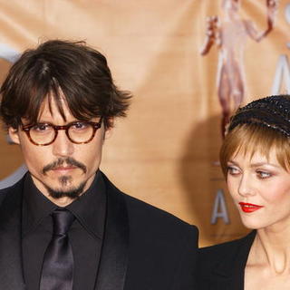 Johnny Depp, Vanessa Paradis in 11th Annual Screen Actors Guild Awards - Arrivals