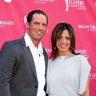 Sara Evans, Jay Barker in 43rd Academy Of Country Music Awards - Arrivals