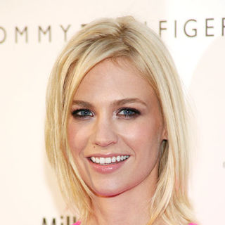 January Jones in Tommy Hilfiger Fifth Avenue Global Flagship Store Opening - Arrivals