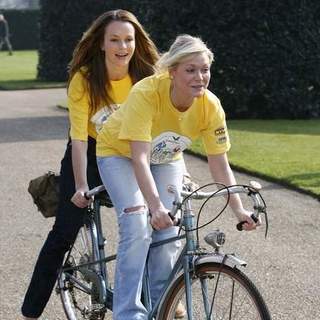 Amanda Holden in HRH Princess Michael of Kent Launches Center Parcs Pedal With The Parcs for Sparks.