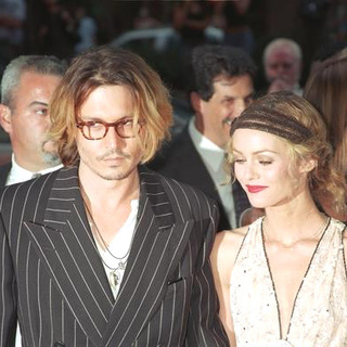 Johnny Depp, Vanessa Paradis in Once Upon a Time in Mexico New York Premiere