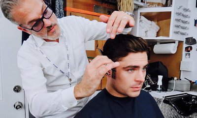 Zac Efron Sports Clean-Cut Sideburns for 'The Greatest Showman'
