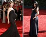 Pregnant Heidi Klum and Kourtney Kardashian Speak of Dressing for Emmys