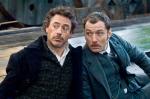 Jude Law Saves Robert Downey Jr. in New 'Sherlock Holmes' Clip