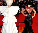 Lady GaGa, Lily Allen Stole Attention at 2010 BRITs Red Carpet