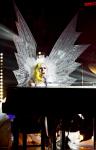 Video: Lady GaGa Appears as Snowflakes Queen During Live Performance