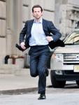 Bradley Cooper Squating and Running On 'The Dark Fields' Set