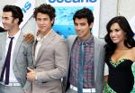 Demi Lovato and Jonas Brothers Team Up at 'Oceans' Premiere