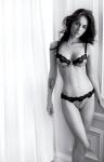 Megan Fox Flaunts Sexy Body in Lacy Lingerie for New Armani Ad